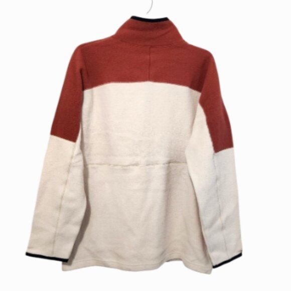 Cotopaxi Abrazo Half-Zip Cream, Spice, Navy Fleece Pullover Jacket - Picture 11 of 11